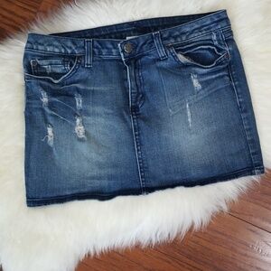 Lux Jean Skirt